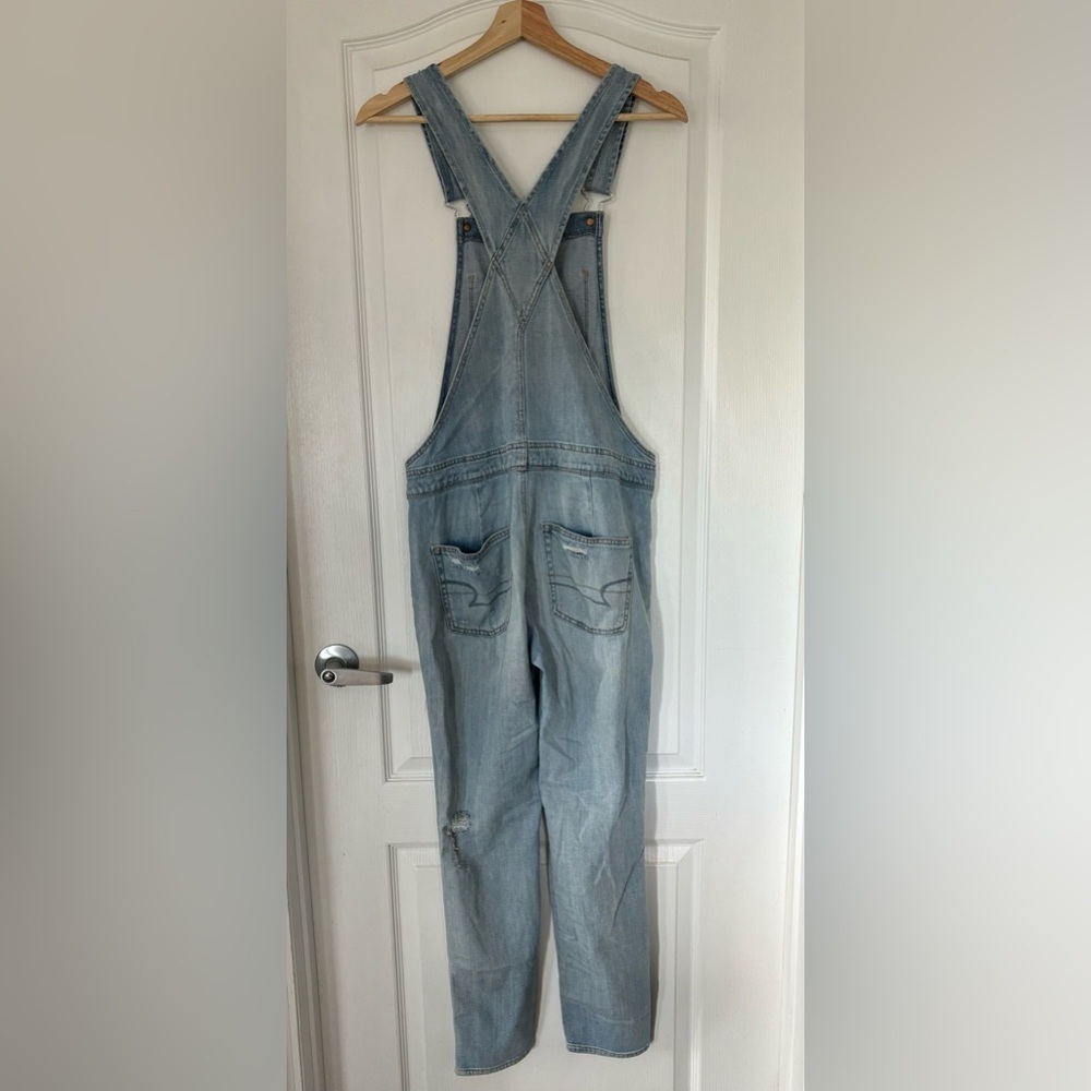 AMERICAN EAGLE Distressed  Overalls - Picture 3 of 6